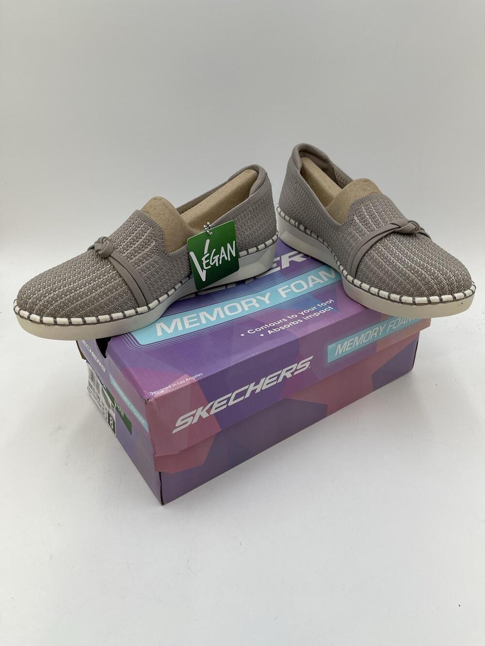Skechers Sepulveda 2.0 Pacific Charm Shoes Womens Beige Slip On Vegan Size 8
